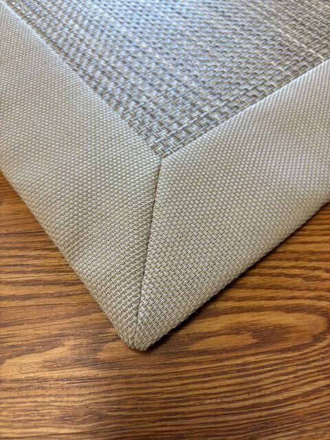 Hand Sewn Mitered Corner